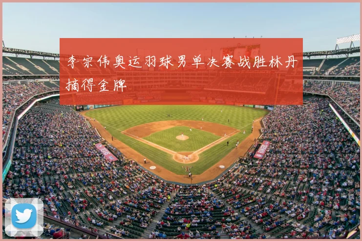 李宗伟奥运羽球男单决赛战胜林丹摘得金牌
